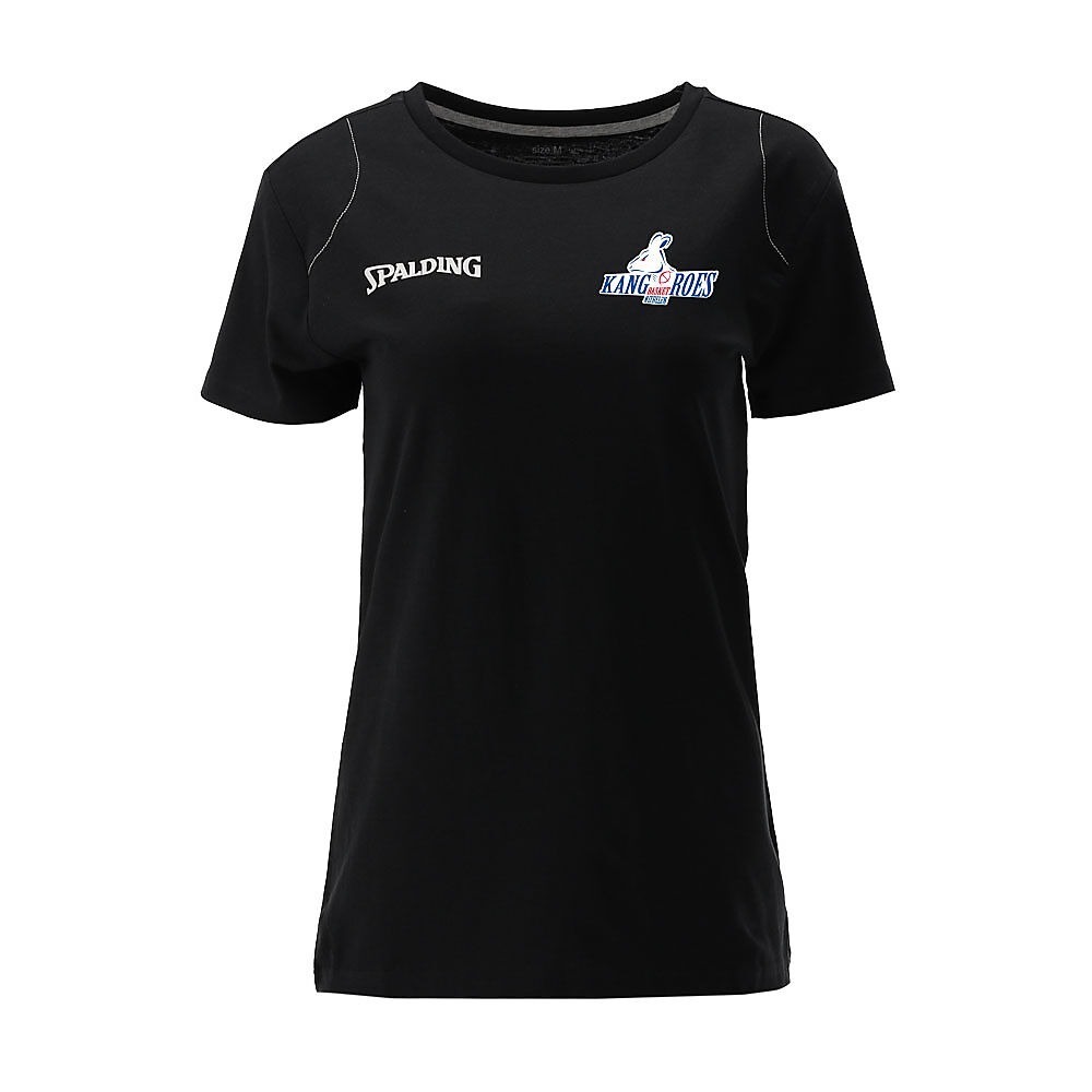 40221630.MK01-BK_Essential Tee Women Black-Kangoeroes_Front.jpg